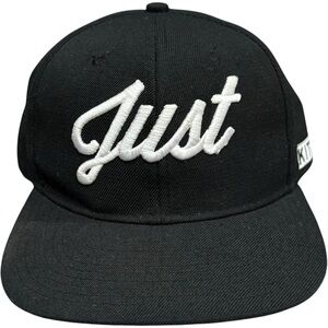 Rare Kith x Just‎ Us New York City Black Embroidered Snap Back Trucker Hat
